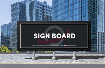 sign-board